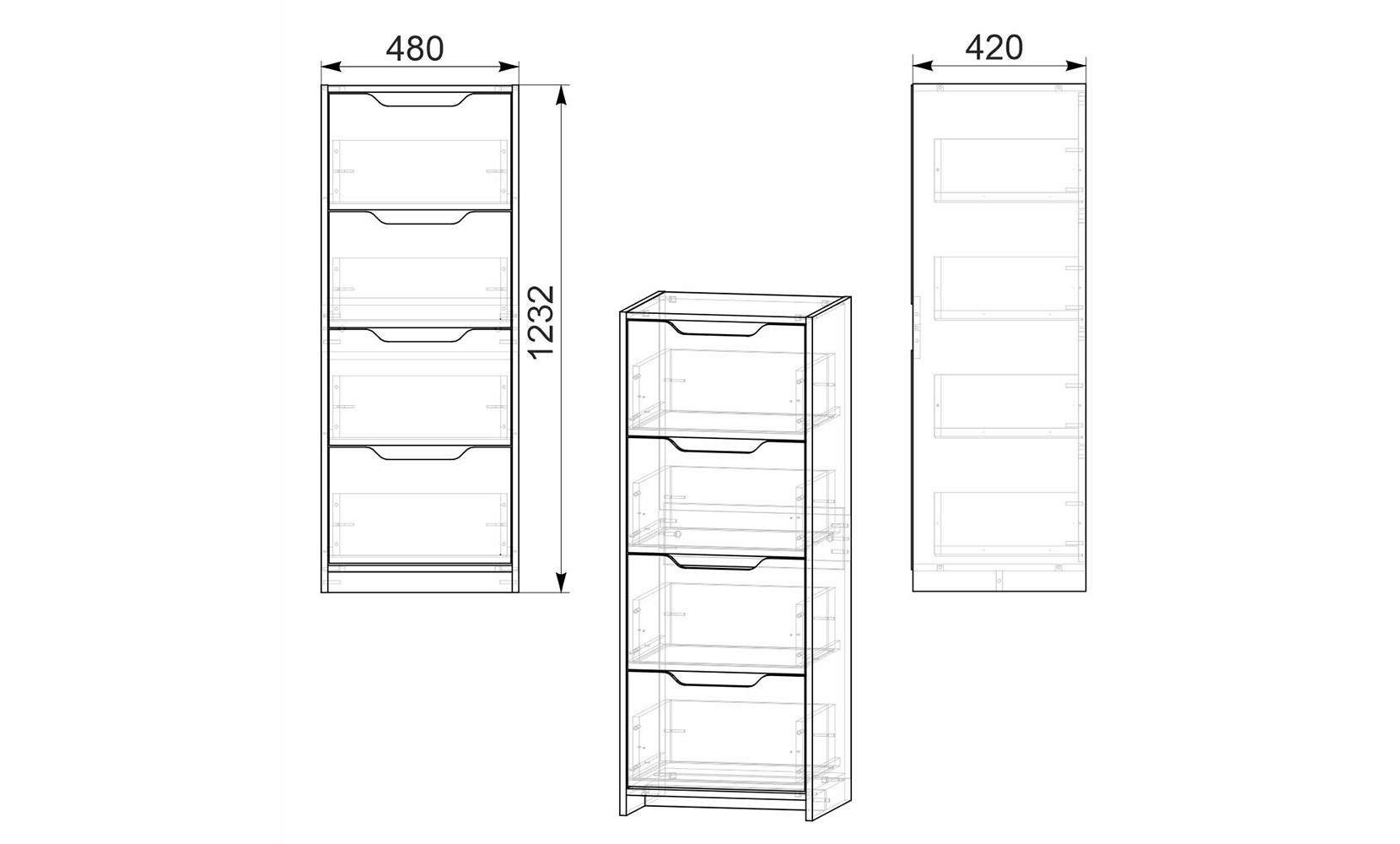 Комод Комод-С бук - фото 2