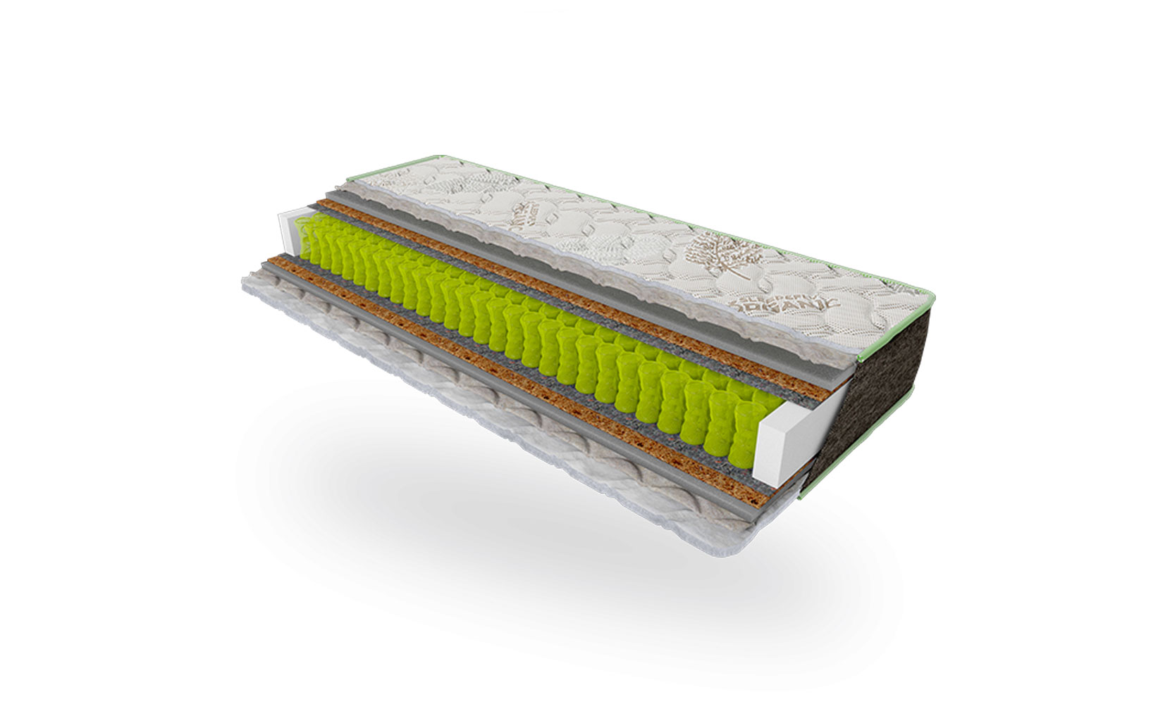 Матрац Ортопедичний матрац Sleep&Fly Organic OMEGA 90Х190  - фото 1