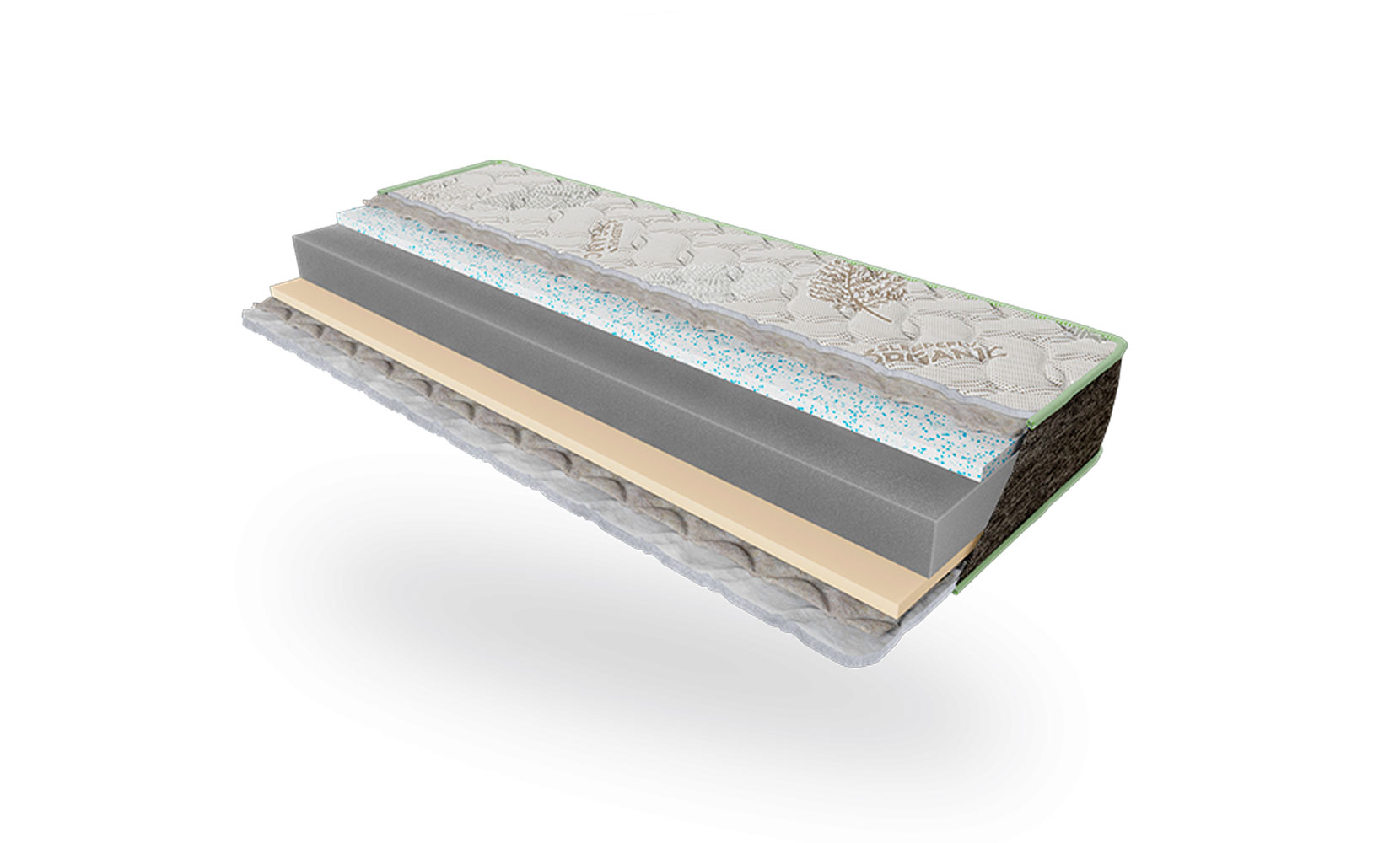 Матрац Ортопедичний матрац Sleep&Fly Organic SIGMA 120Х190  - фото 1
