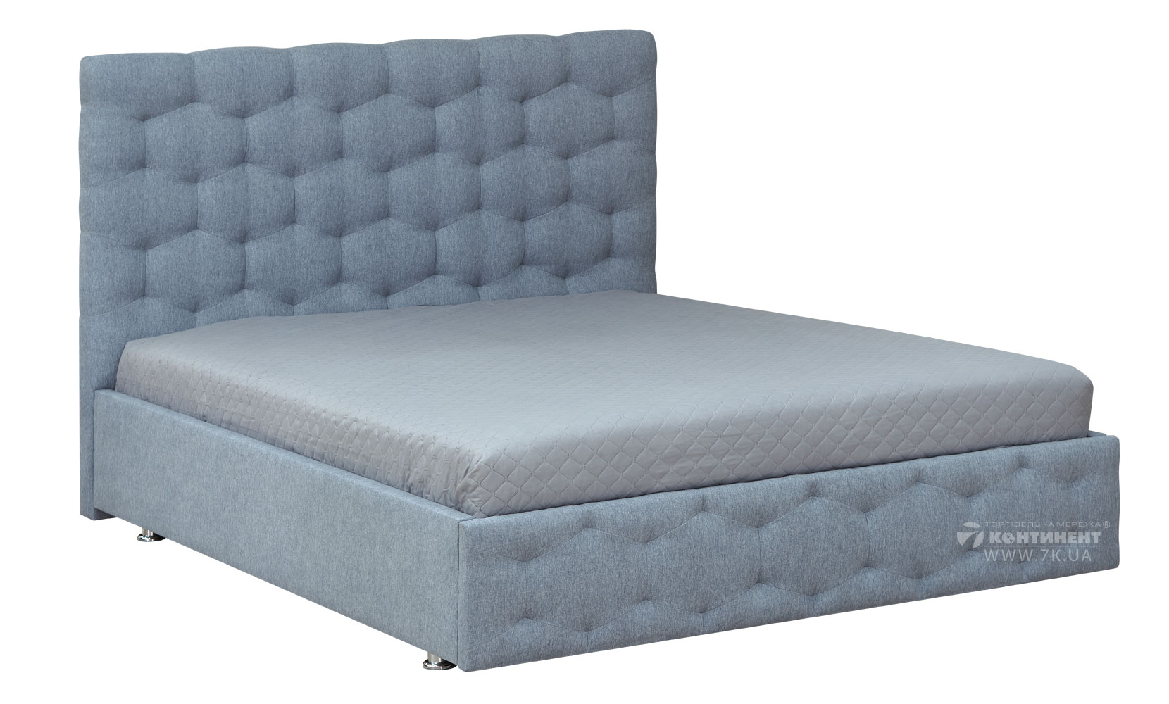 Ліжко Модена 160 б/м з підйом.механізмом magic grey blue - фото 1