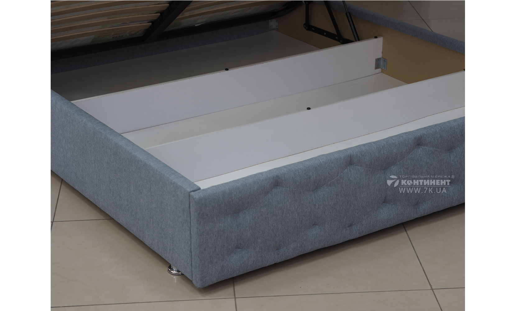 Ліжко Модена 160 б/м з підйом.механізмом magic grey blue - фото 4
