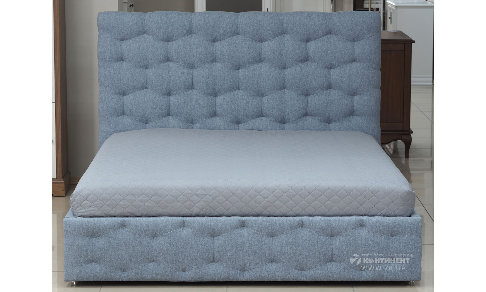 Ліжко Модена 160 б/м з підйом.механізмом magic grey blue - фото 2