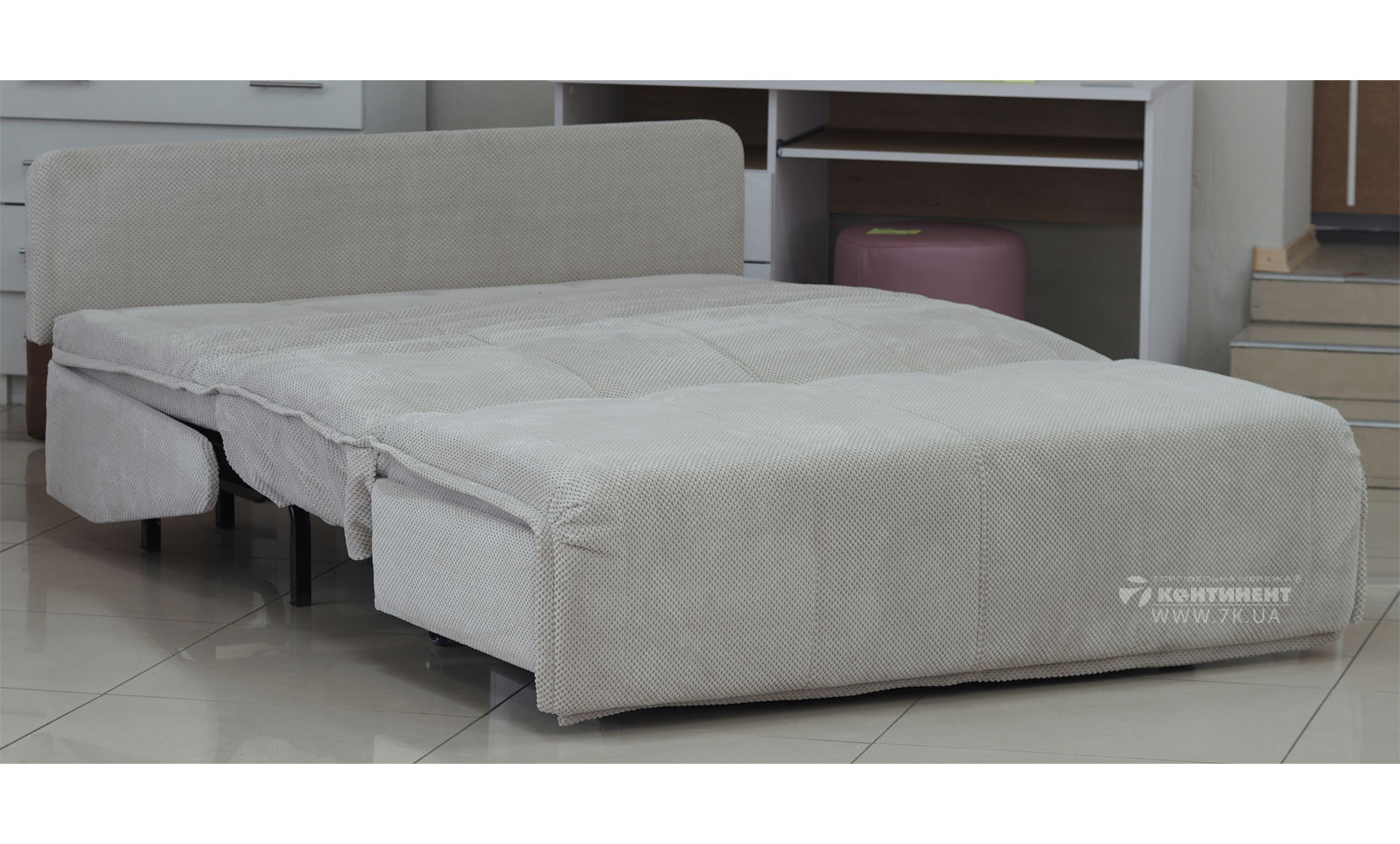 Прямий диван Мальта NEW 1,4 з коробом (АКЦІЯ) zefir plus 02 Т/cilium camel - фото 2