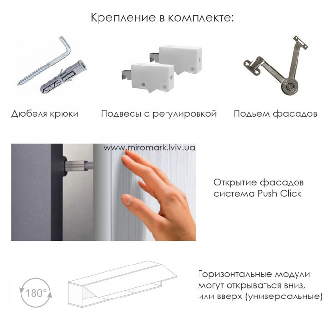 Готові рішення для вітальні BOX F2 глянець білий - фото 3