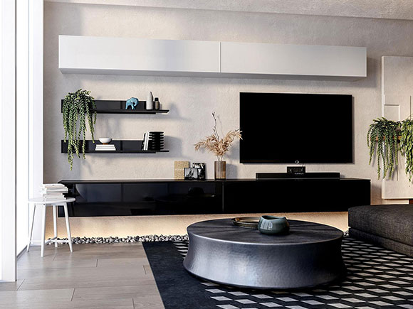 BOX TV6 глянець білий