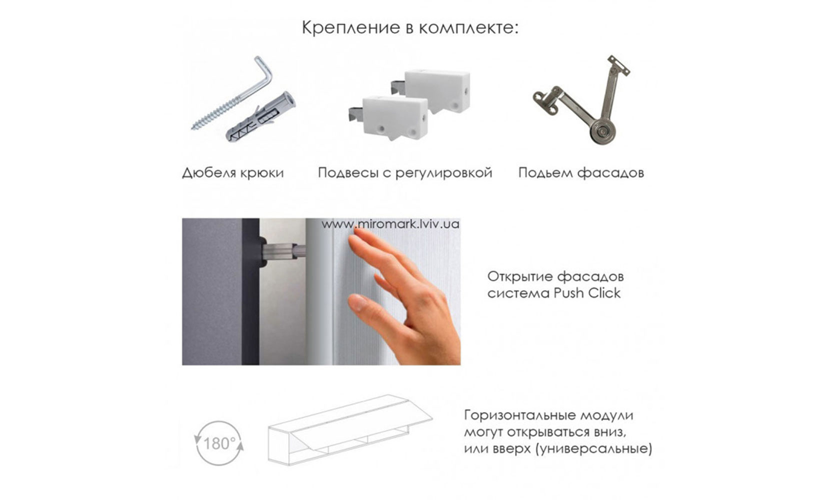 Полиця секція BOX 12 глянець білий - фото 3
