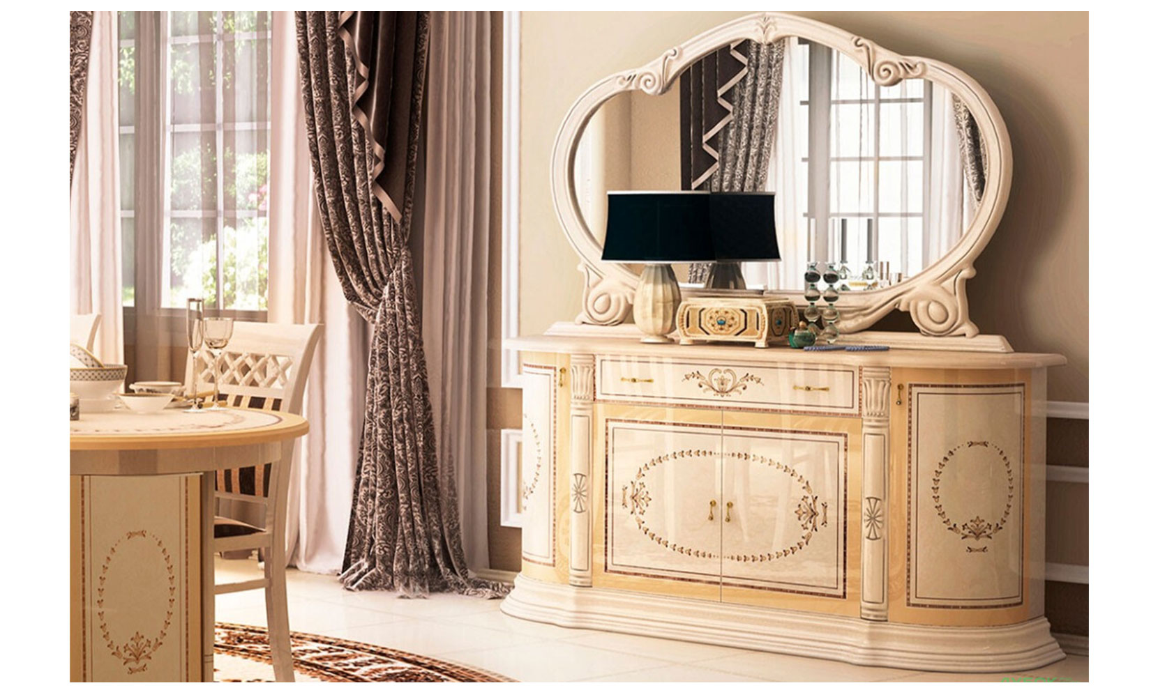 Дзеркало Чикаго CH-81 дзеркало радіка беж - фото 2