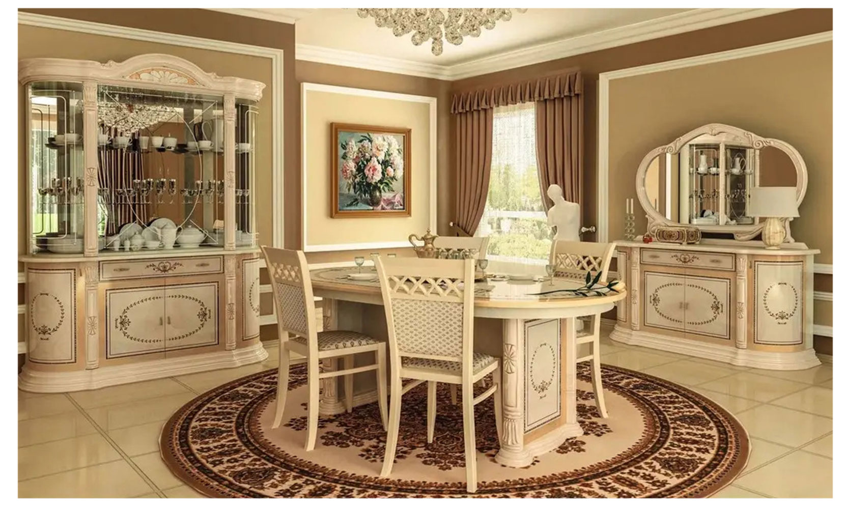 Дзеркало Чикаго CH-81 дзеркало радіка беж - фото 3