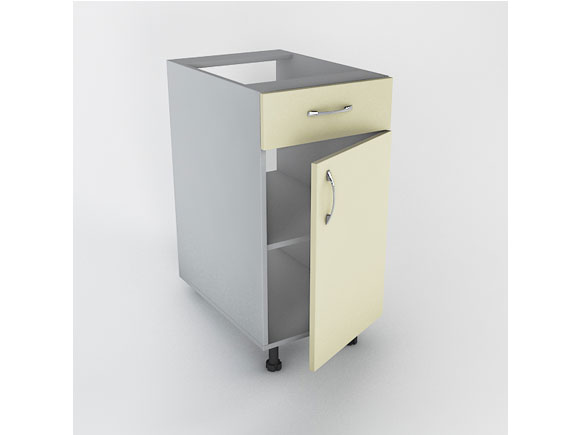 Сегменти кухонь Брайт НЯД 40/82 (1я+1д) дуб молочний/1015-бежевий Сегменти кухонь Брайт НЯД 40/82 (1я+1д) дуб молочний/1015-бежевий