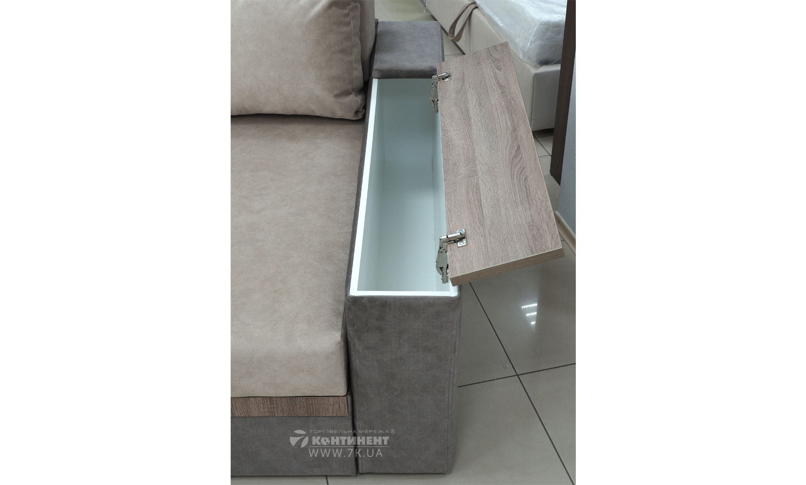 Кутовий диван Браун (АКЦІЯ) (Г) kilo beige/3 taupe/дуб сонома трюфель - фото 6