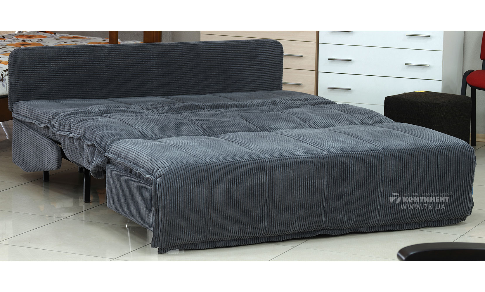 Прямий диван Мальта NEW 1,6 з коробом (АКЦІЯ) poso 22 grey - 27 pudra - фото 3