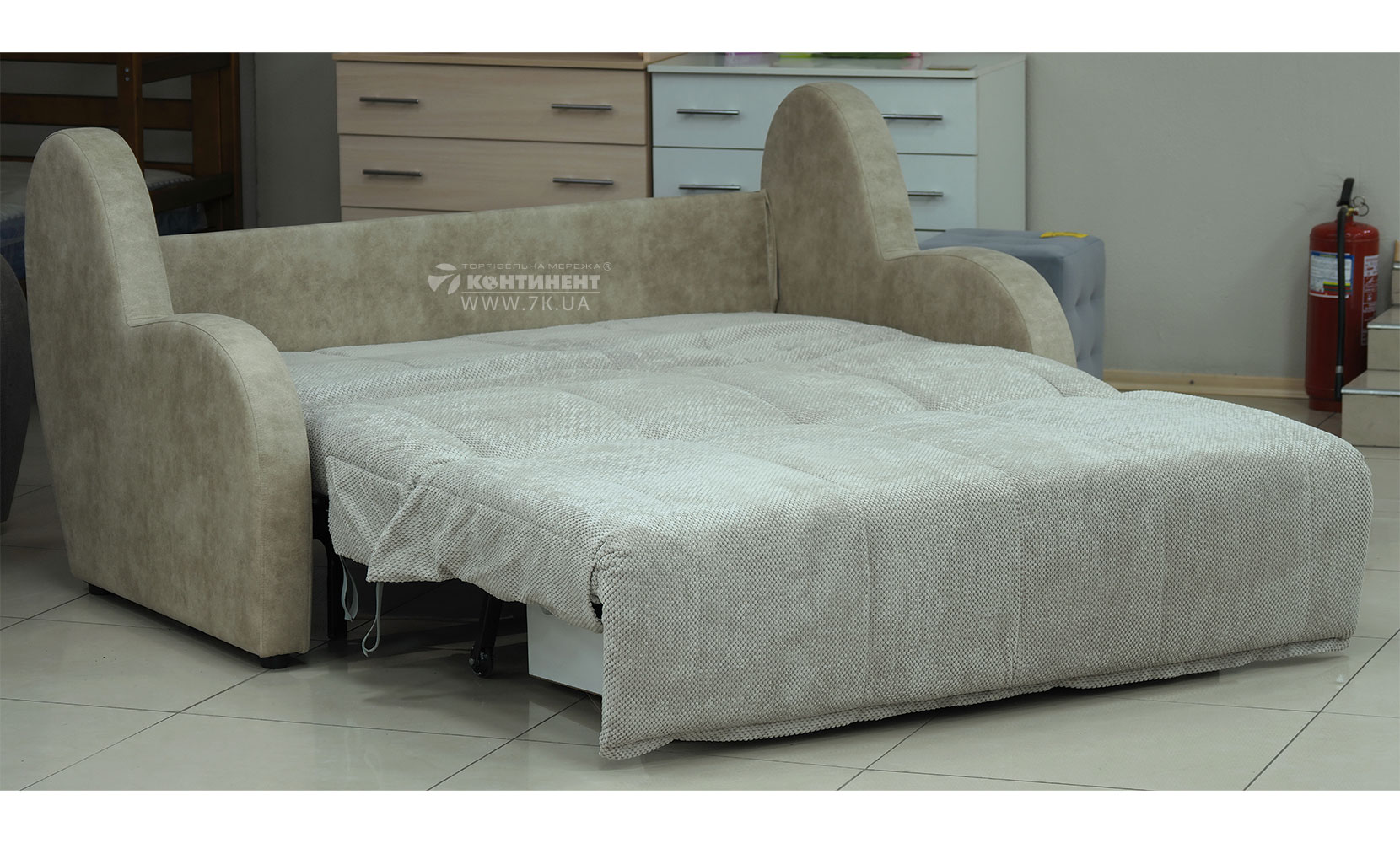 Прямий диван Делі 1,5 з коробом (АКЦІЯ) zefir plus2 beige/ranger 1 - фото 3