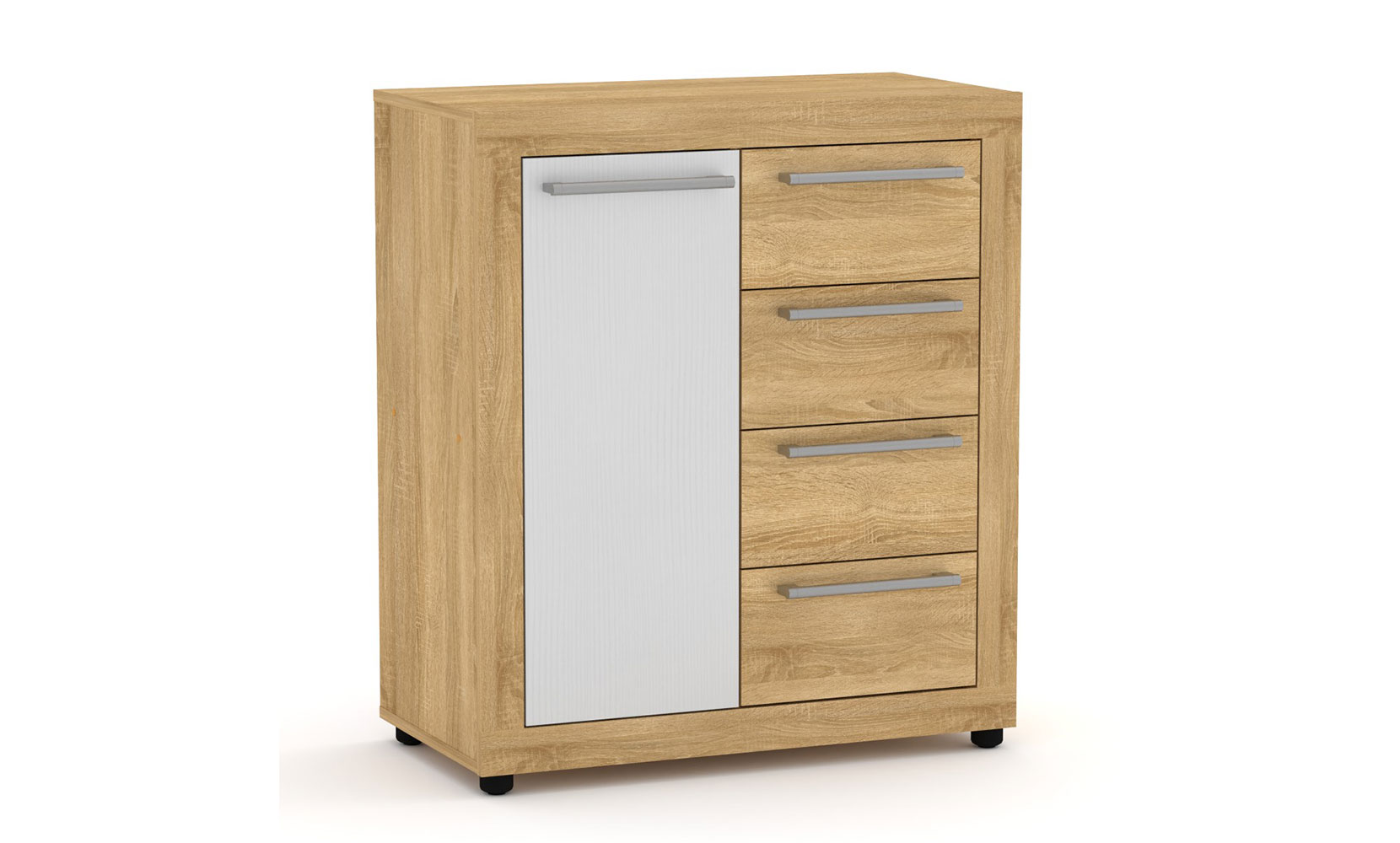 Комод МГ-1 тумба-2 дуб сонома/німфея альба - фото 1