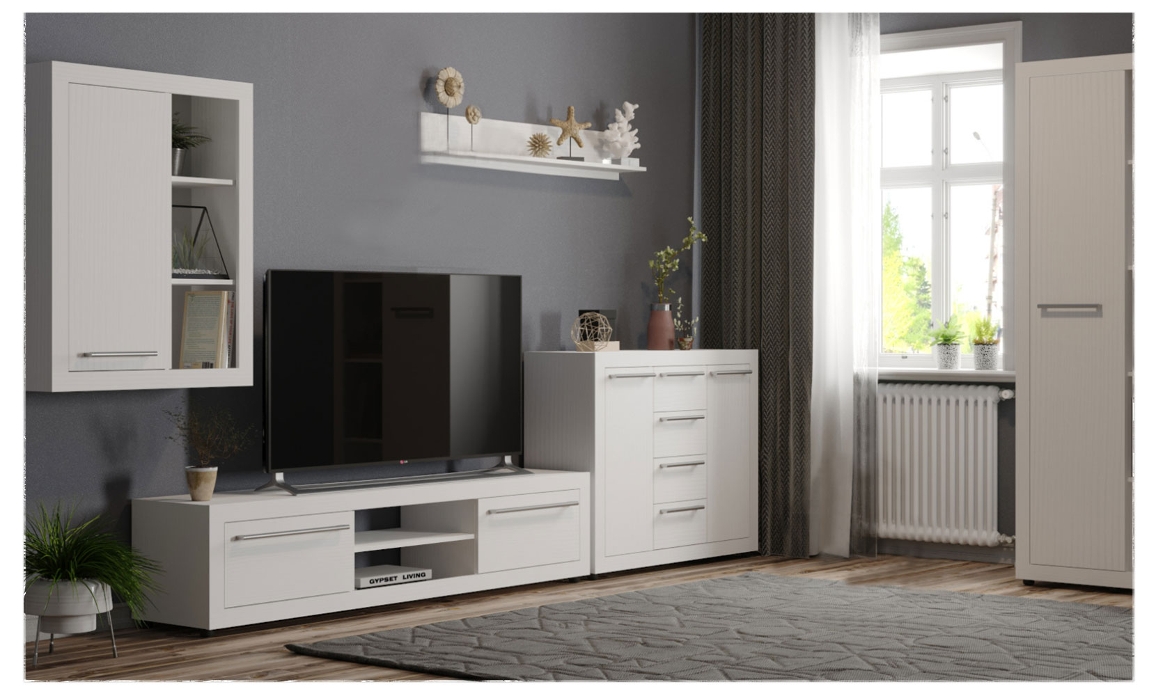 Комод МГ-1 тумба-2 німфея альба - фото 3 Комод МГ-1 тумба-2 німфея альба - фото 3