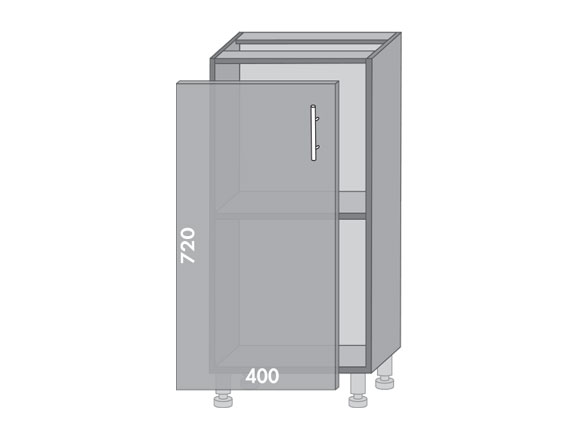 Сегменти кухонь ENGLAND 1к Н40 металік/сілк камелія Сегменти кухонь ENGLAND 1к Н40 металік/сілк камелія