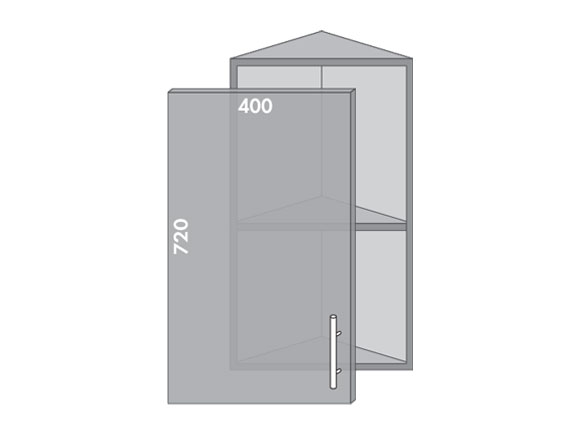 Сегменти кухонь ENGLAND 1к В37 кут закр металік/сілк камелія Сегменти кухонь ENGLAND 1к В37 кут закр металік/сілк камелія