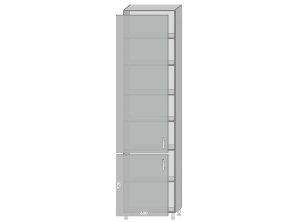 Сегменти кухонь ENGLAND 1к П967 металік/сілк камелія