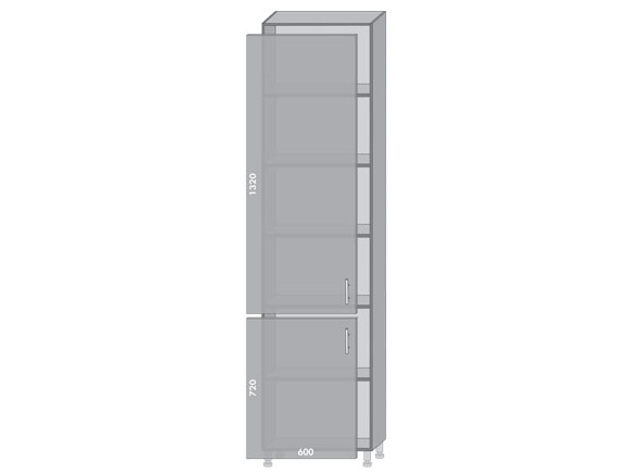 Сегменти кухонь ENGLAND 1к П67 металік/сілк камелія