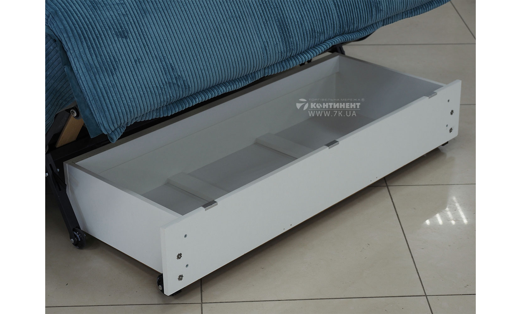 Прямий диван Ромер 1,6 з коробом (АКЦІЯ) POSO 26 mint/king 9 mint /POSO 100 light beige - фото 3