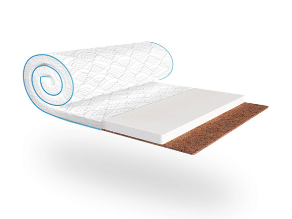 Мініматрац Sleep&Fly mini Flex 2в1 Kokos 70х190 