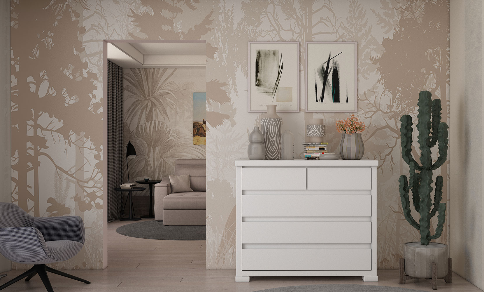 Комод комод Тесса білий RAL9003 - фото 1