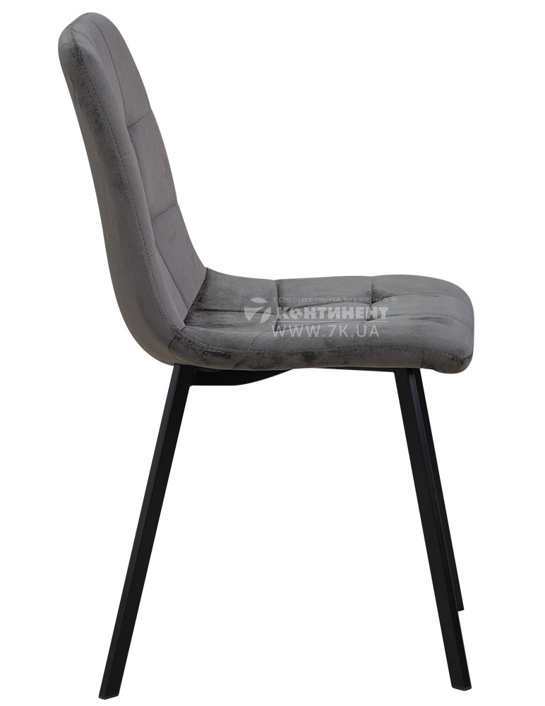 Кухонний стілець Ментос XS-2641-SF стілець (кратно 4) чорний/велюр табакко - фото 3