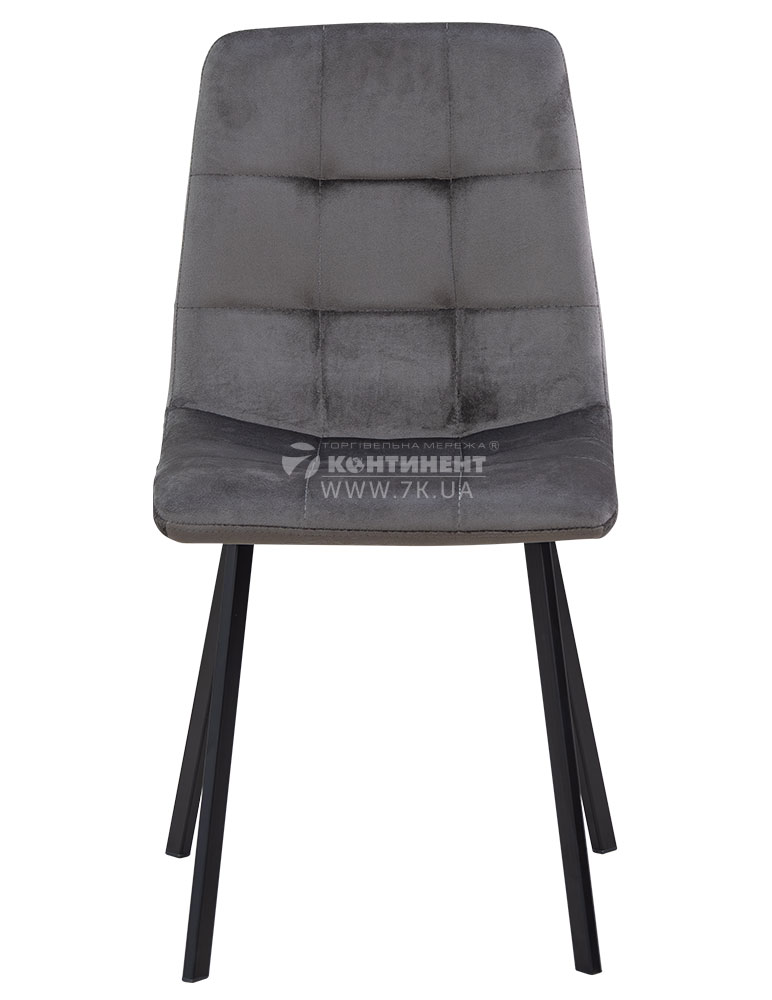 Кухонний стілець Ментос XS-2641-SF стілець (кратно 4) чорний/велюр табакко - фото 2