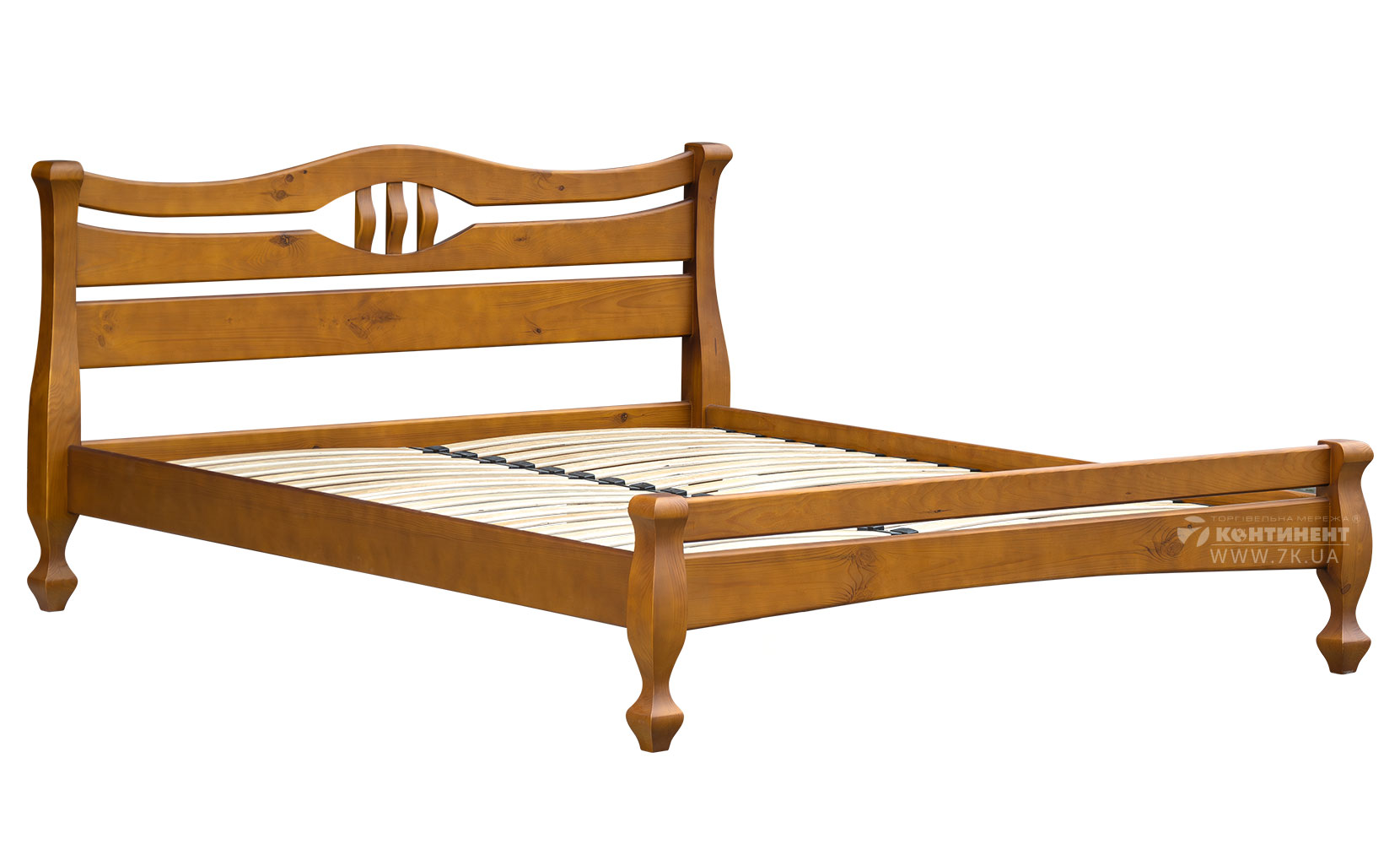 Ліжко Даллас ліжко 160*190 з вкладом, б/м горіх світлий - фото 1