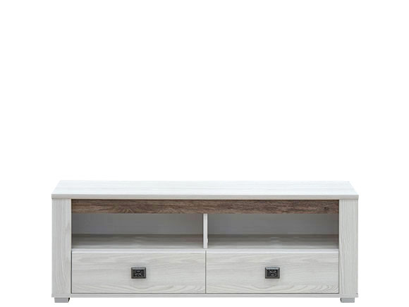 Тумба ТВ Селена ТВ тумба 130 ясен сніжний/дуб ансберг