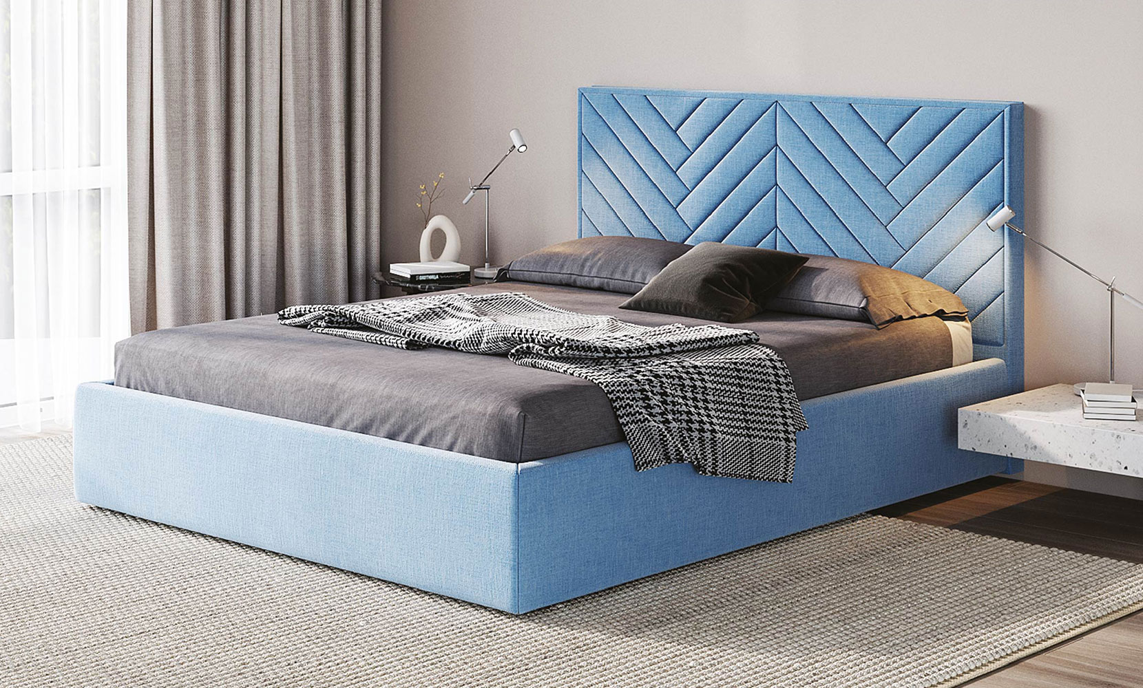 М'які ліжка Вегас 160*200 з підйом.механізмом, б/м в тканині 1кат - фото 1 М'які ліжка Вегас 160*200 з підйом.механізмом, б/м в тканині 1кат - фото 1