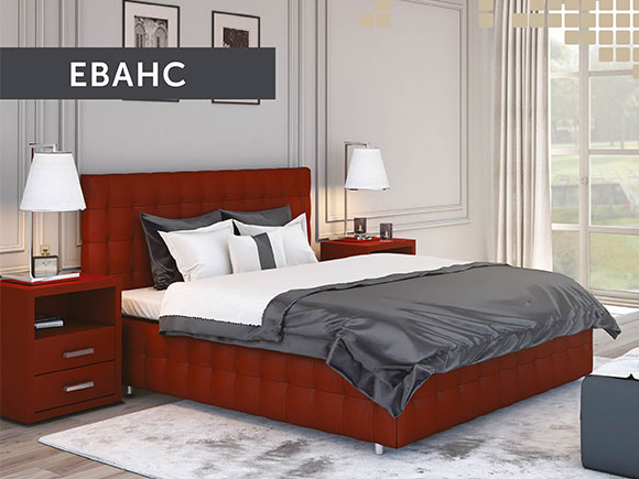 Еванс 160*200 з підйом.механізмом, б/м в тканині 1 кат