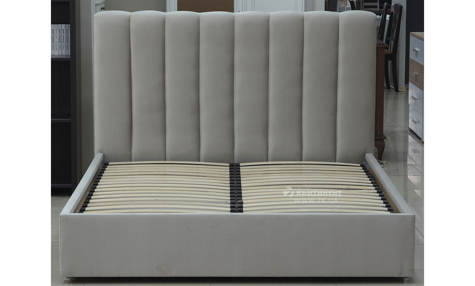 М'які ліжка Стенлі 160*200 з підйом.механізмом, б/м в тканині 1 кат - фото 4 М'які ліжка Стенлі 160*200 з підйом.механізмом, б/м в тканині 1 кат - фото 4