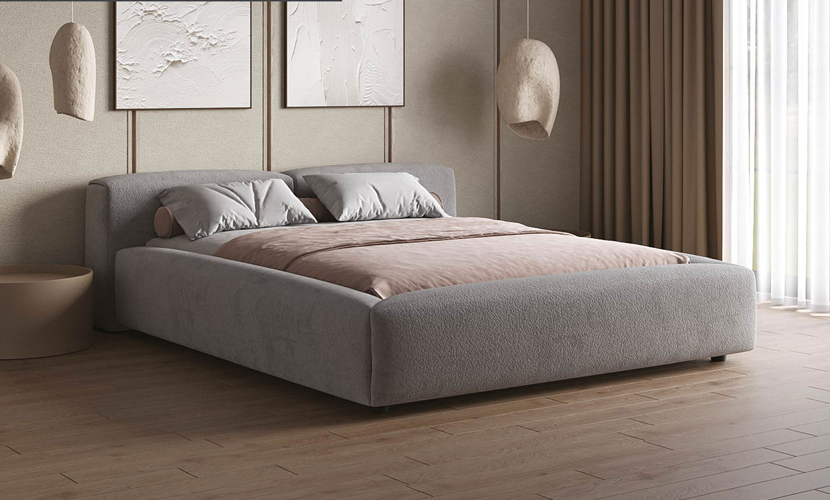 М'які ліжка Самсон 160*200 з підйом.механізмом, б/м в тканині 1 кат - фото 1 М'які ліжка Самсон 160*200 з підйом.механізмом, б/м в тканині 1 кат - фото 1