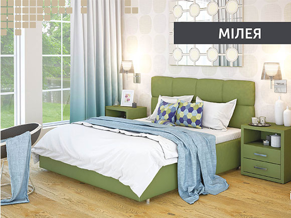 Мілея 160*200 з підйом.механізмом, б/м в тканині 1 кат