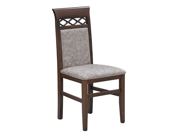 Таня стілець (кратно 2) темний горіх/аляска беж