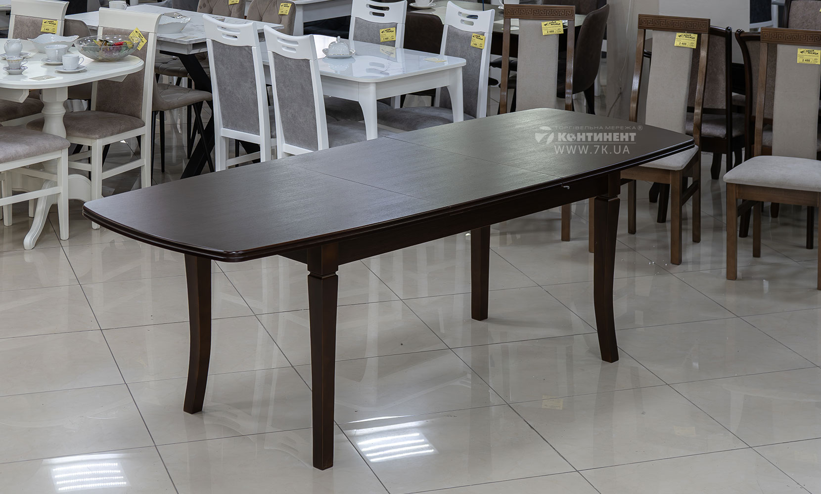 Кухонний стіл Обідній горіх темний - фото 5 Кухонний стіл Обідній горіх темний - фото 5
