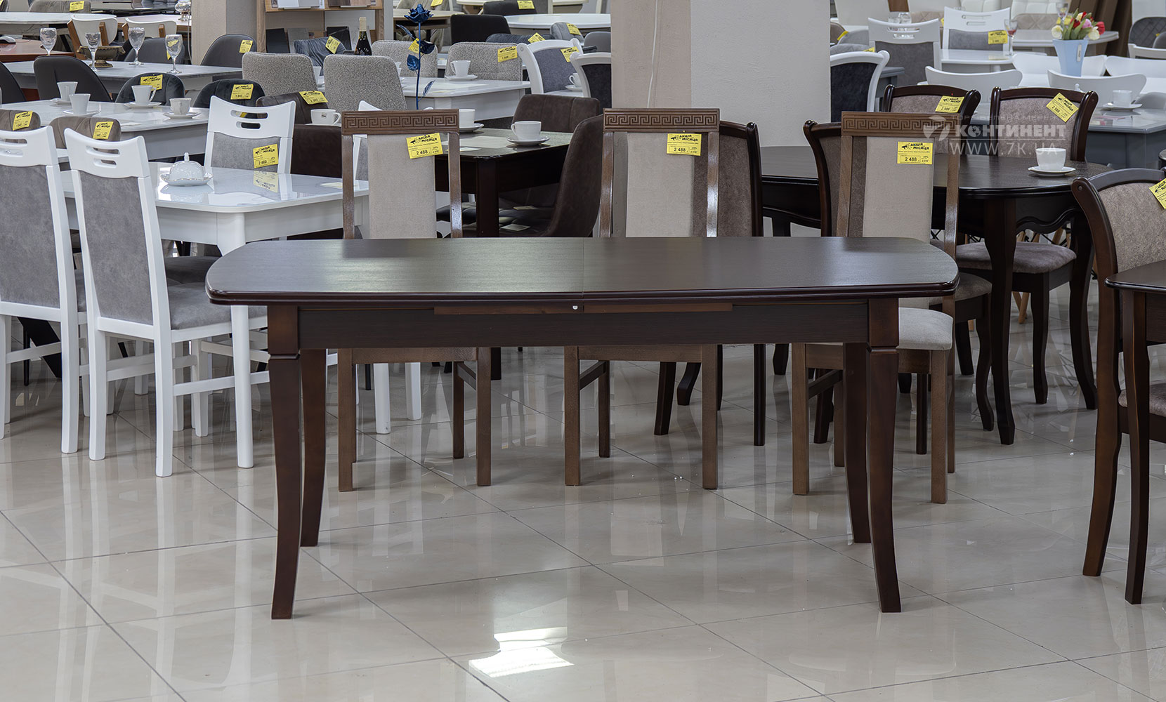 Кухонний стіл Обідній горіх темний - фото 4 Кухонний стіл Обідній горіх темний - фото 4