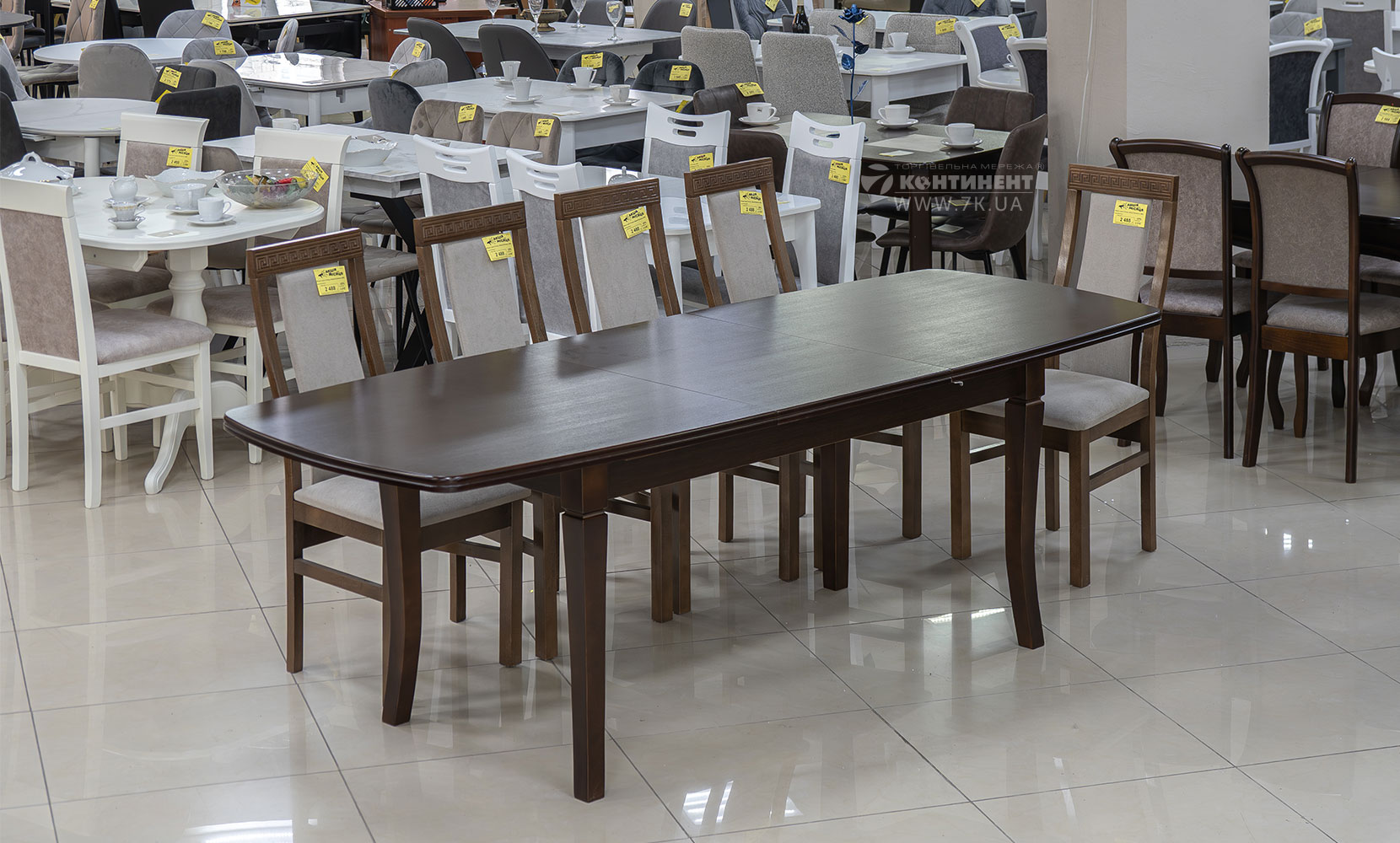 Кухонний стіл Обідній горіх темний - фото 6 Кухонний стіл Обідній горіх темний - фото 6