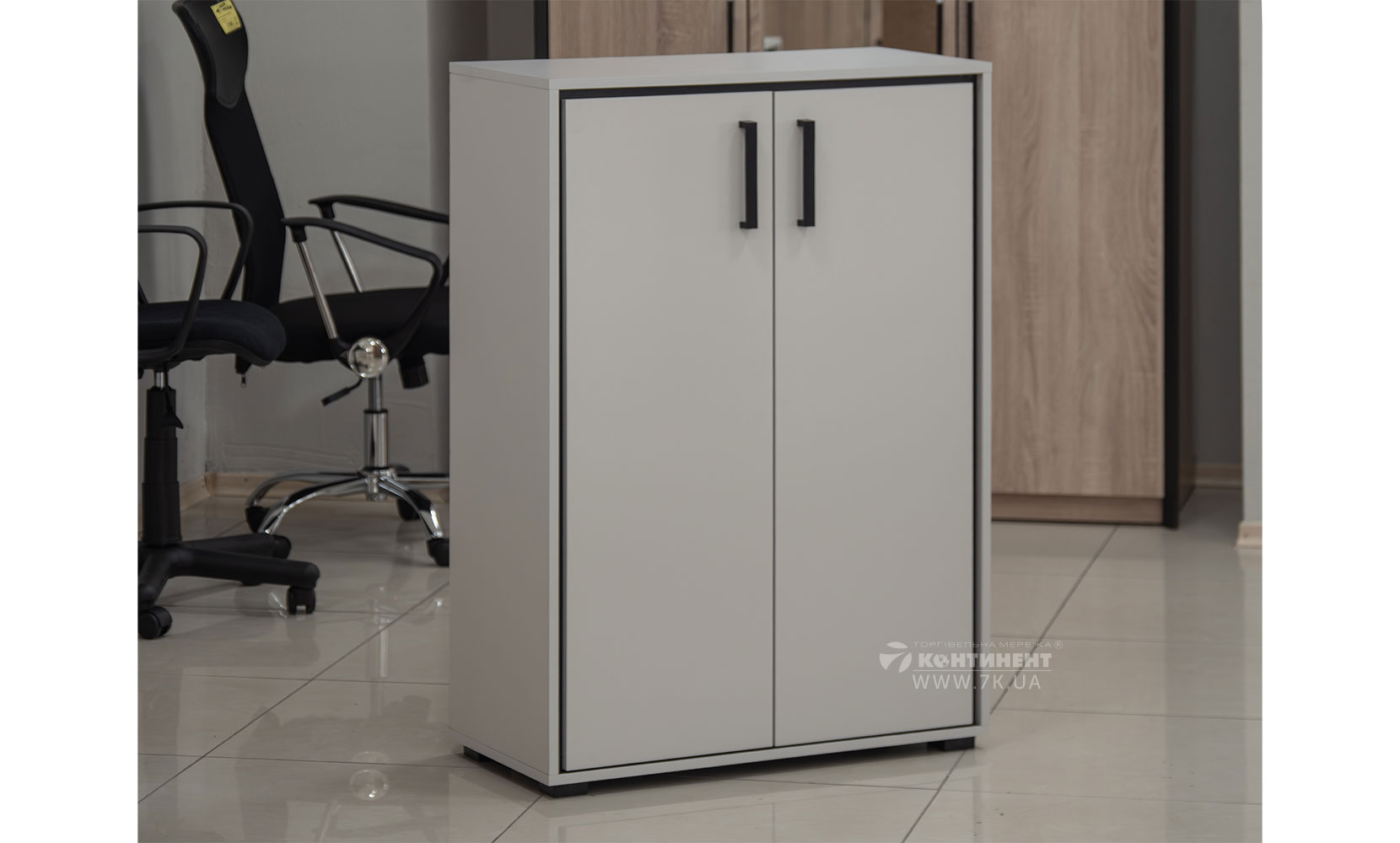 Комод Прайм тумба KOM 2D Кашемір/Чорний - фото 2 Комод Прайм тумба KOM 2D Кашемір/Чорний - фото 2