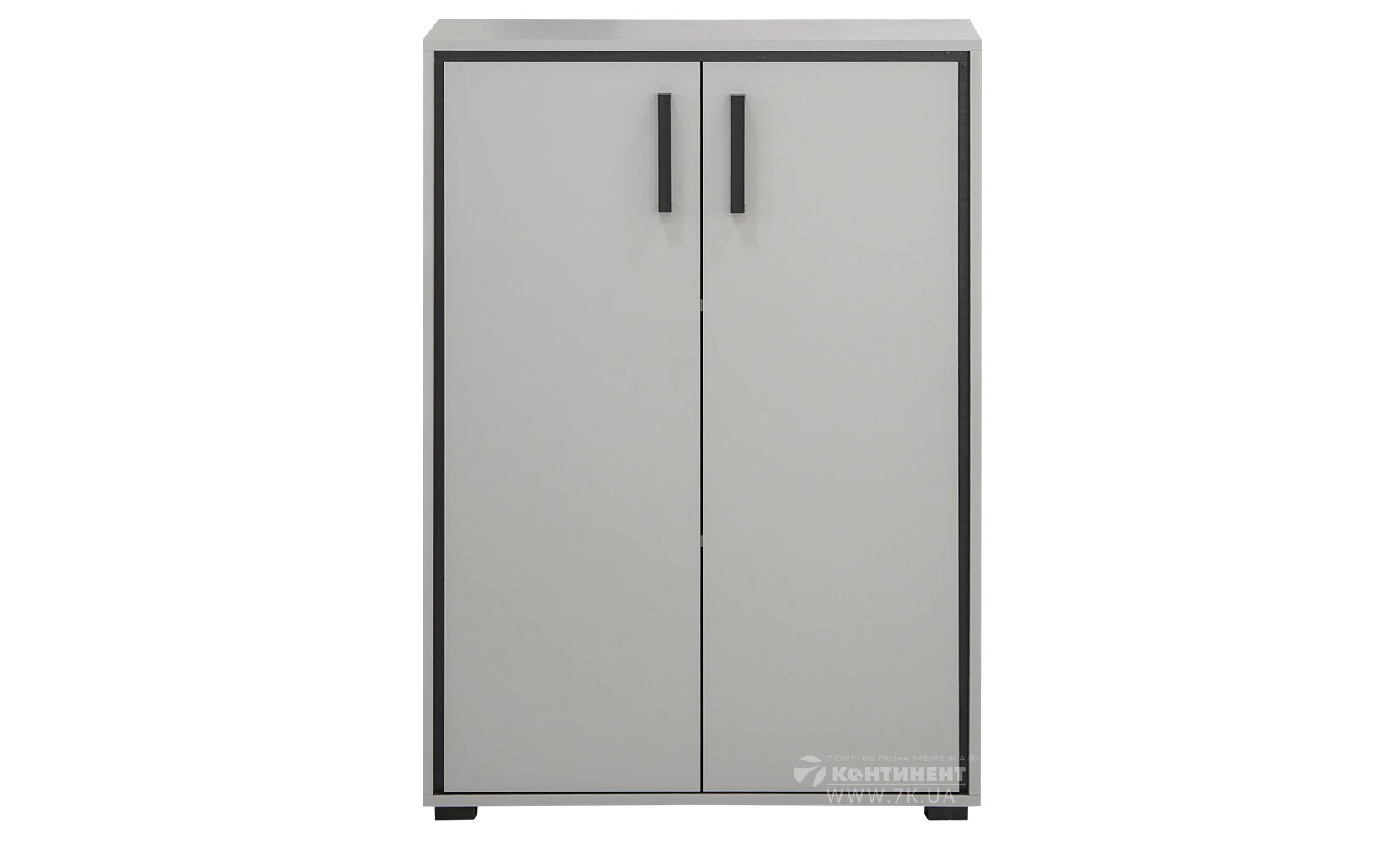 Комод Прайм тумба KOM 2D Кашемір/Чорний - фото 1 Комод Прайм тумба KOM 2D Кашемір/Чорний - фото 1