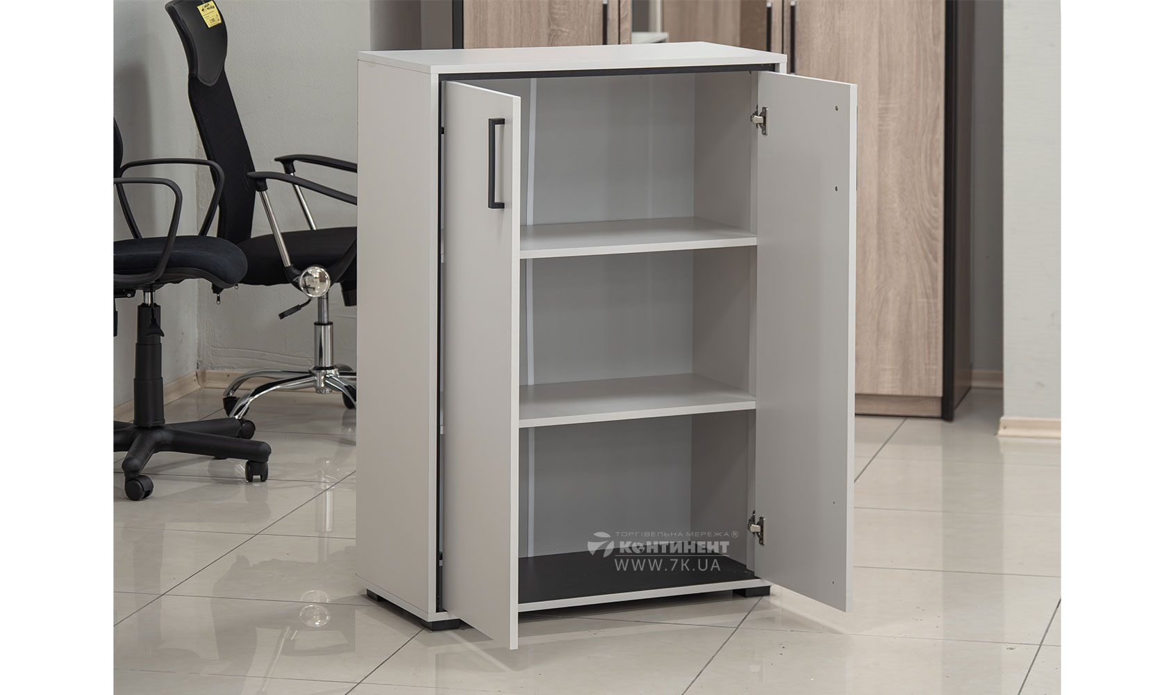 Комод Прайм тумба KOM 2D Кашемір/Чорний - фото 3 Комод Прайм тумба KOM 2D Кашемір/Чорний - фото 3