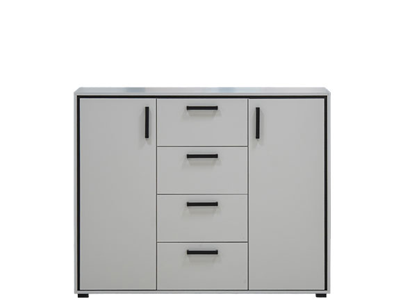 Комод Прайм комод KOM 2D4S Кашемір/Чорний Комод Прайм комод KOM 2D4S Кашемір/Чорний