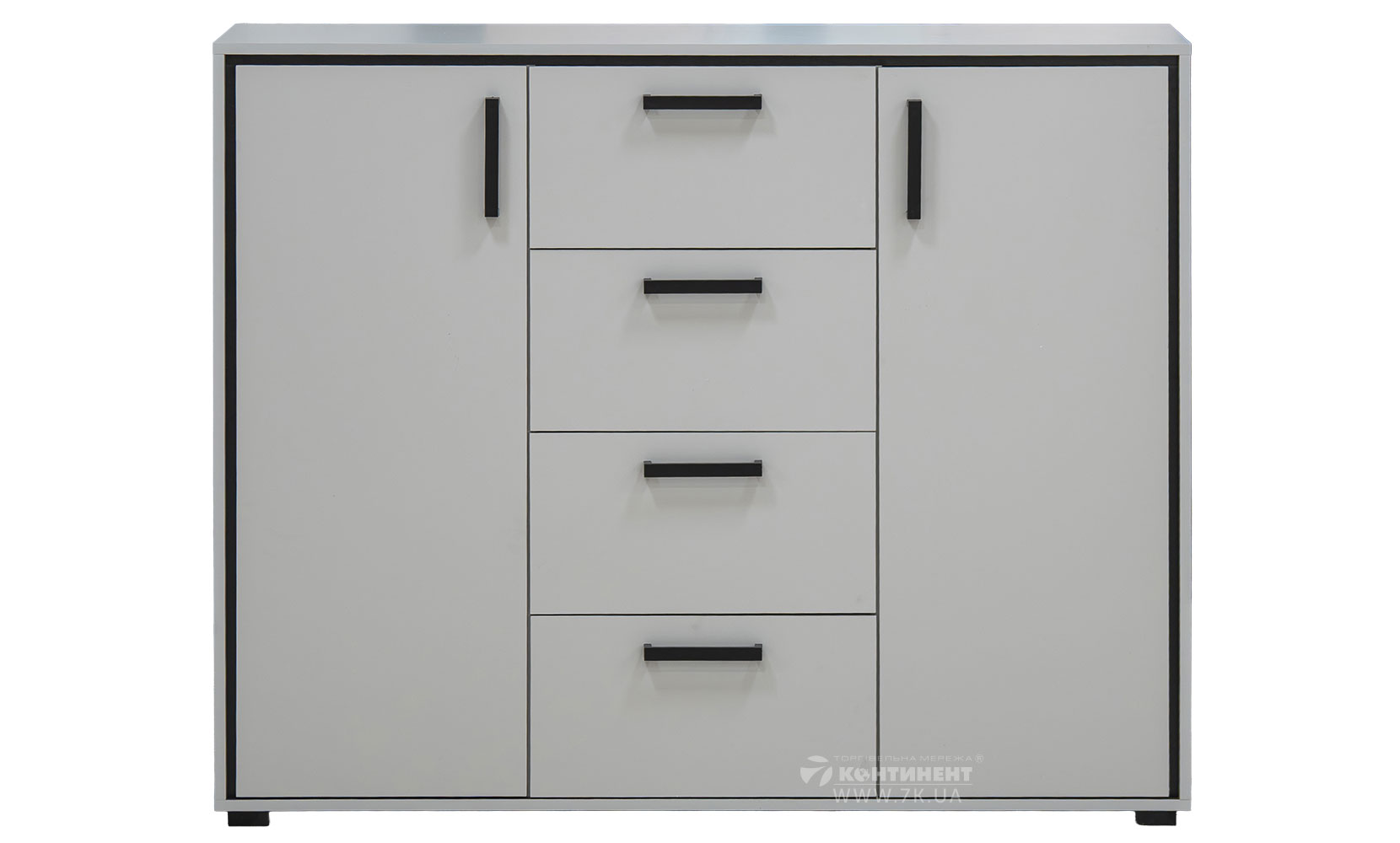 Комод Прайм комод KOM 2D4S Кашемір/Чорний - фото 1 Комод Прайм комод KOM 2D4S Кашемір/Чорний - фото 1