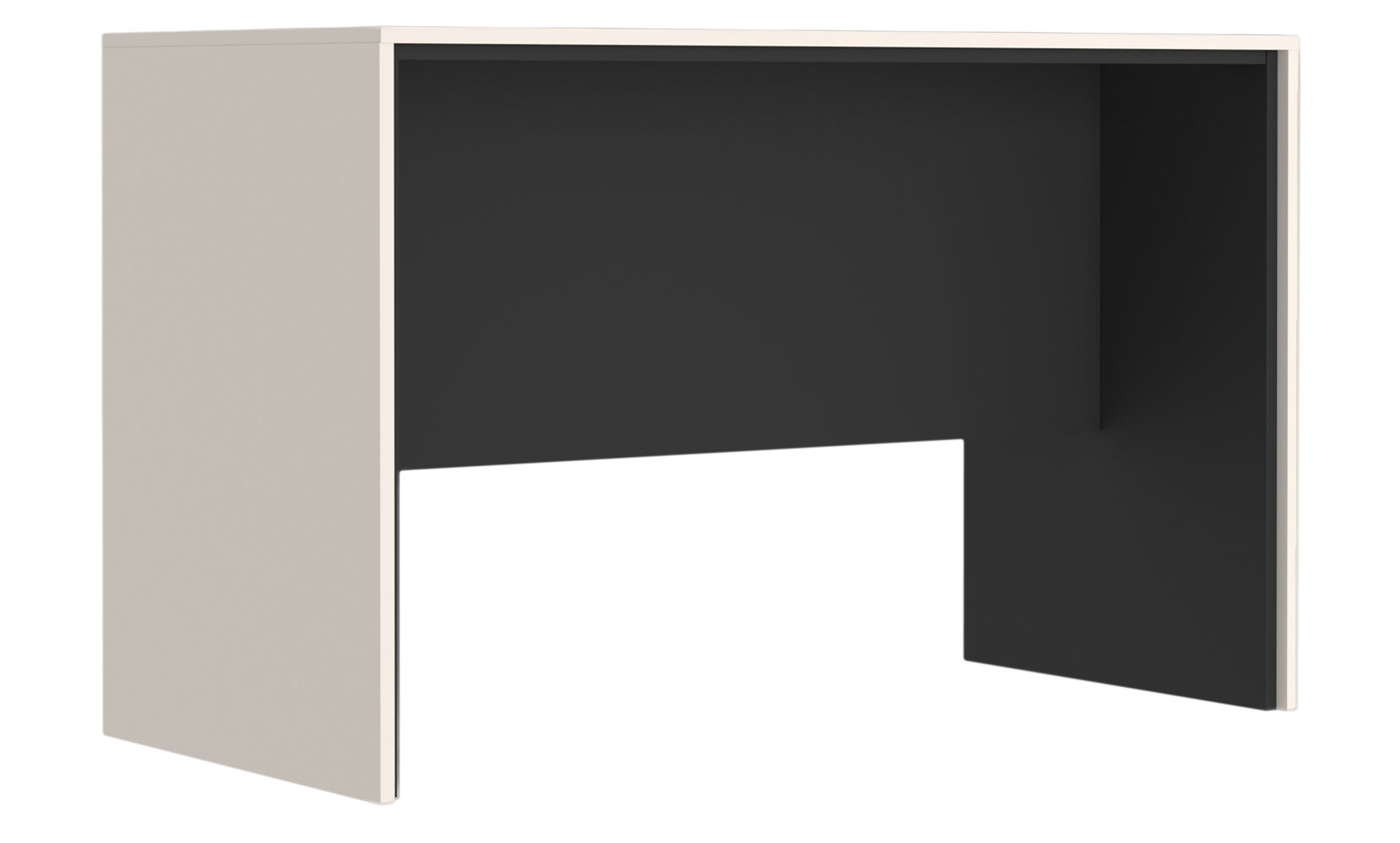 Письмовий та комп'ютерний стіл Прайм стіл приставний BIU 120 60 Кашемір/Чорний Письмовий та комп'ютерний стіл Прайм стіл приставний BIU 120 60 Кашемір/Чорний