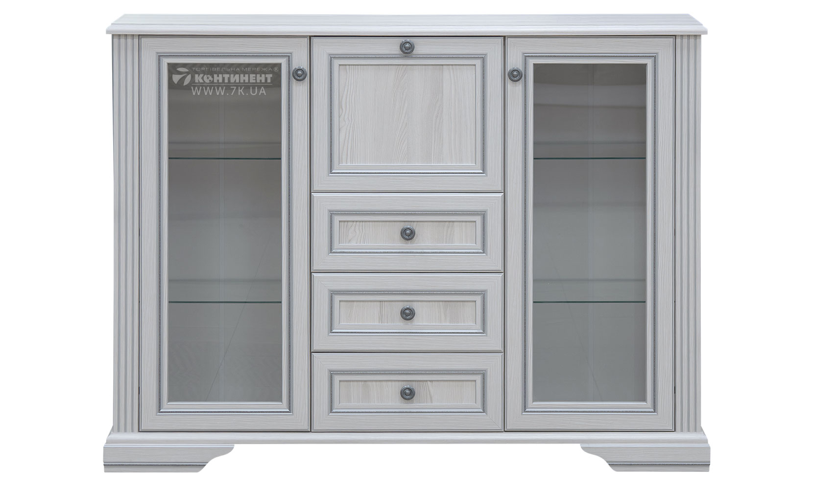 Комод Вайт комод 2W3S1B сосна срібна - фото 1 Комод Вайт комод 2W3S1B сосна срібна - фото 1