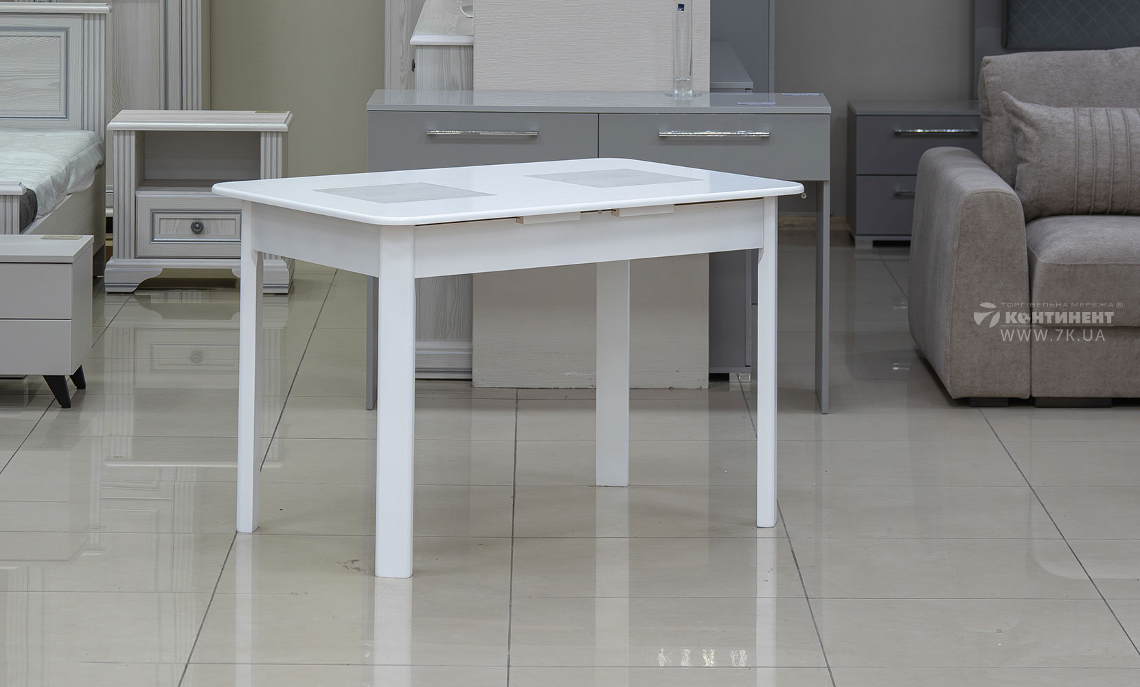 Кухонний стіл Бостон білий - фото 2 Кухонний стіл Бостон білий - фото 2