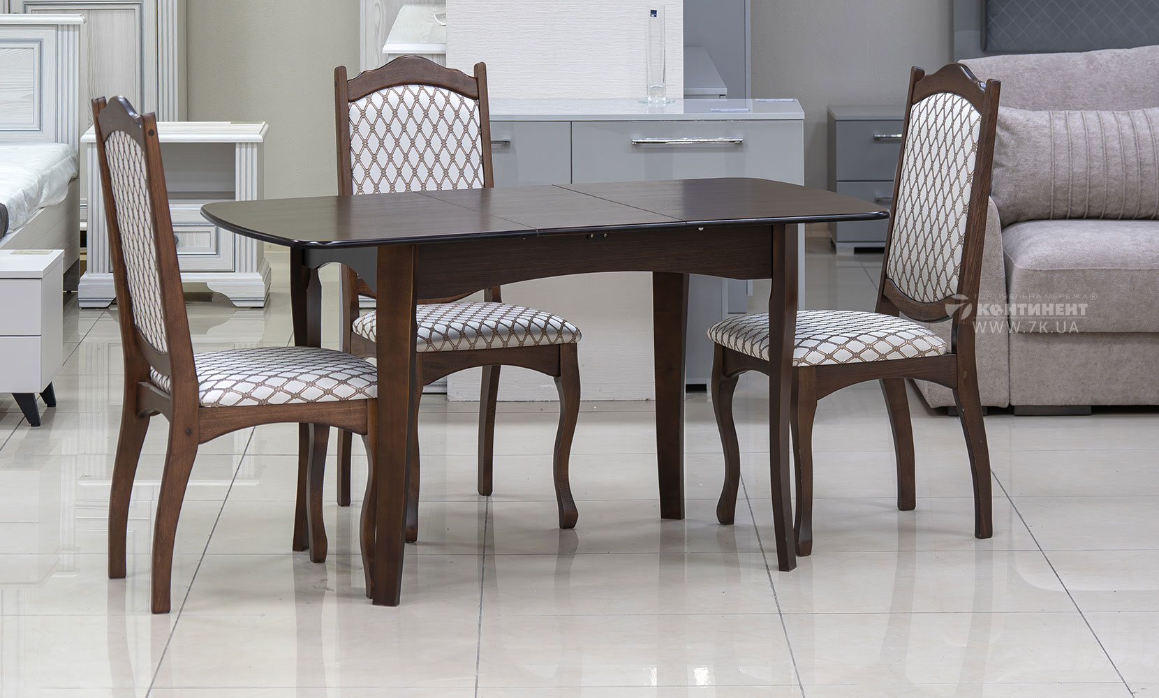 Кухонний стіл Челсі горіх темний - фото 4