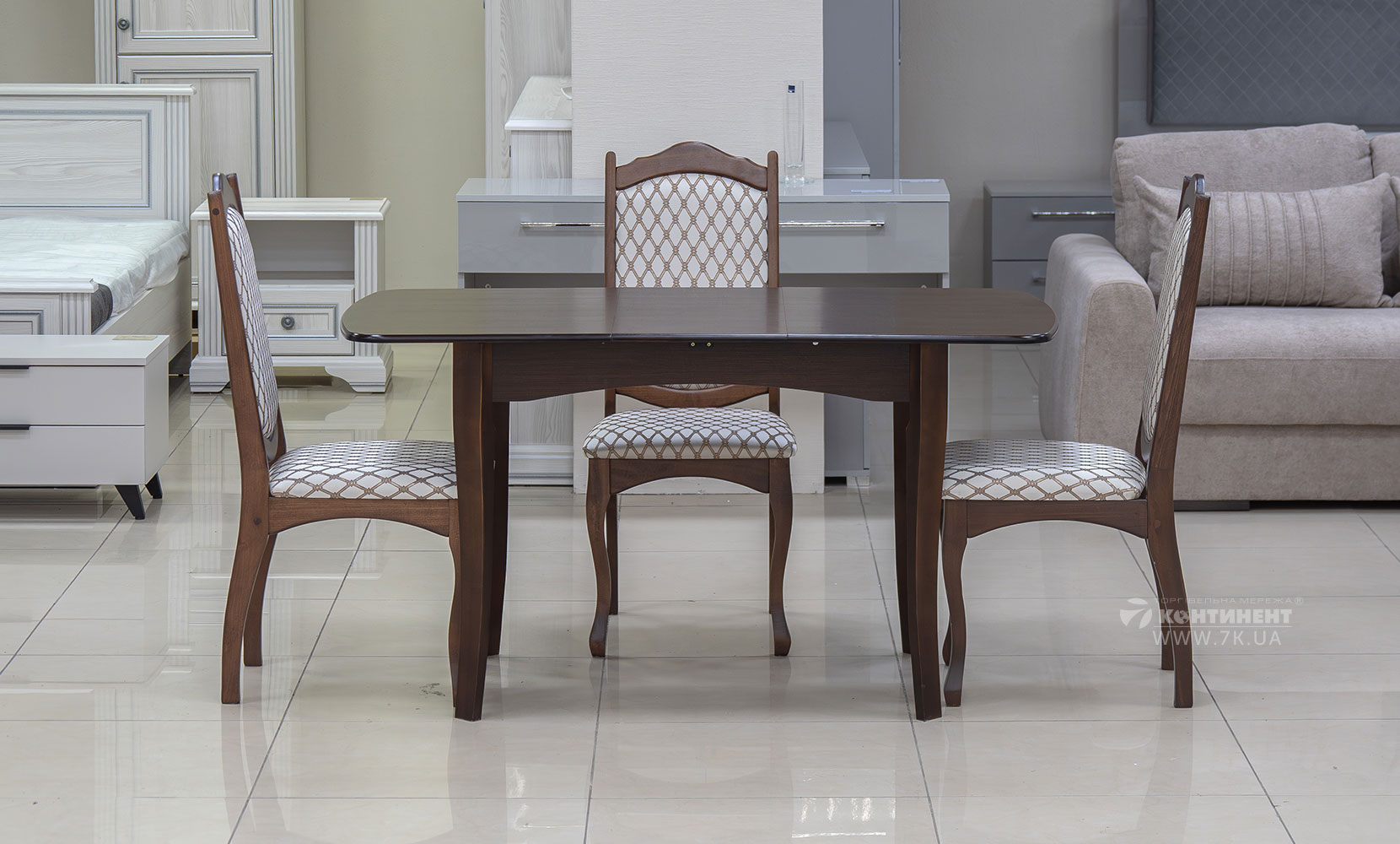 Кухонний стіл Челсі горіх темний - фото 5