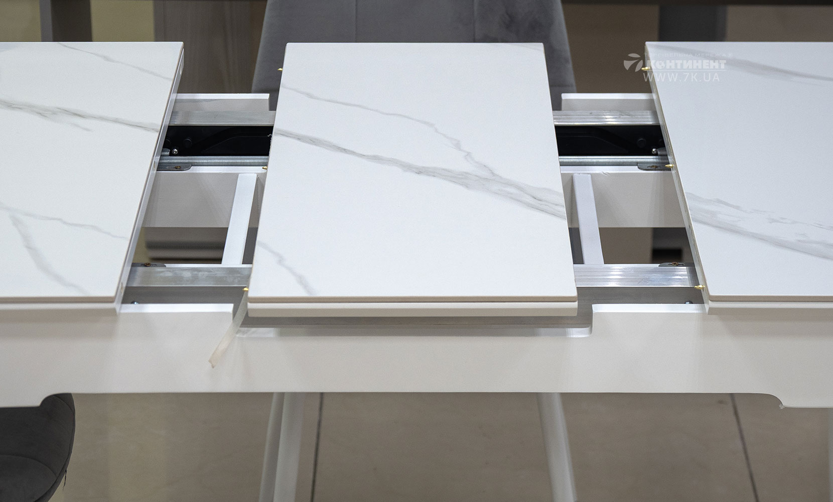 Кухонний стіл Нептун XS-1309 кераміка білий мармур - фото 8