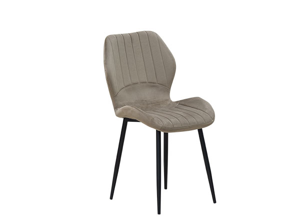 чорний/велюр капучіно